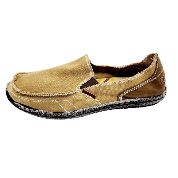 Mens Classic Casual Slip-On Loafers Size M12 brown - Picture 1 of 15